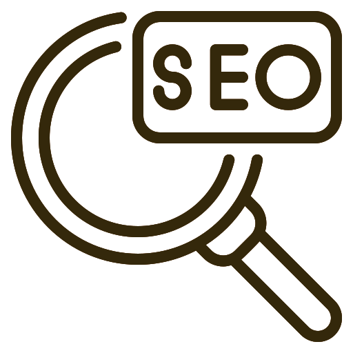 검색 엔진 최적화 (SEO) 아이콘